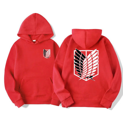 Attack on Titan Black Hoodie - Senpai Attire