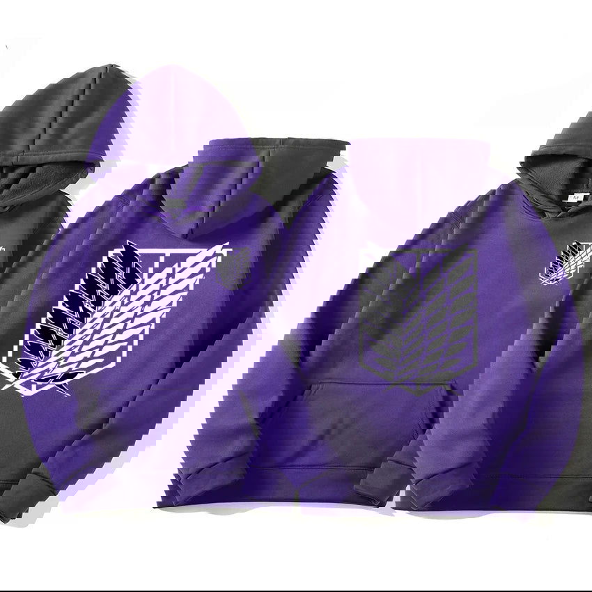 Attack on Titan Black Hoodie - Senpai Attire