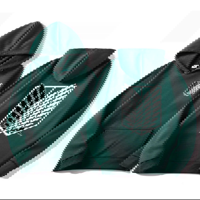 Attack on Titan Black Hoodie - Senpai Attire