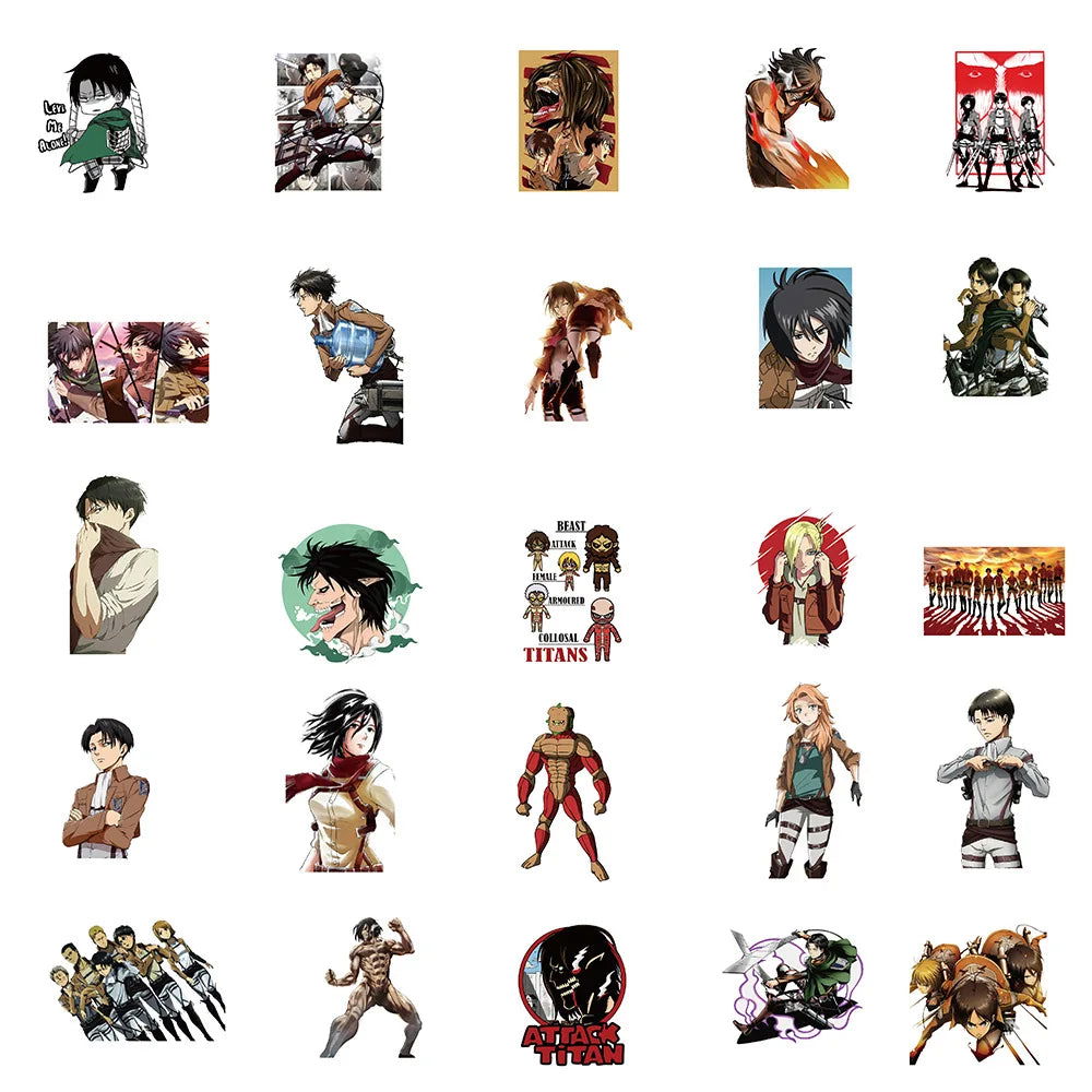 Attack on Titan Cool Premium Stickers - Senpai Attire