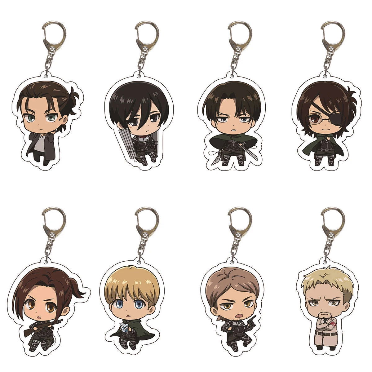 Attack on Titan Cute Keychain - Senpai Attire