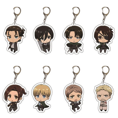 Attack on Titan Cute Keychain - Senpai Attire