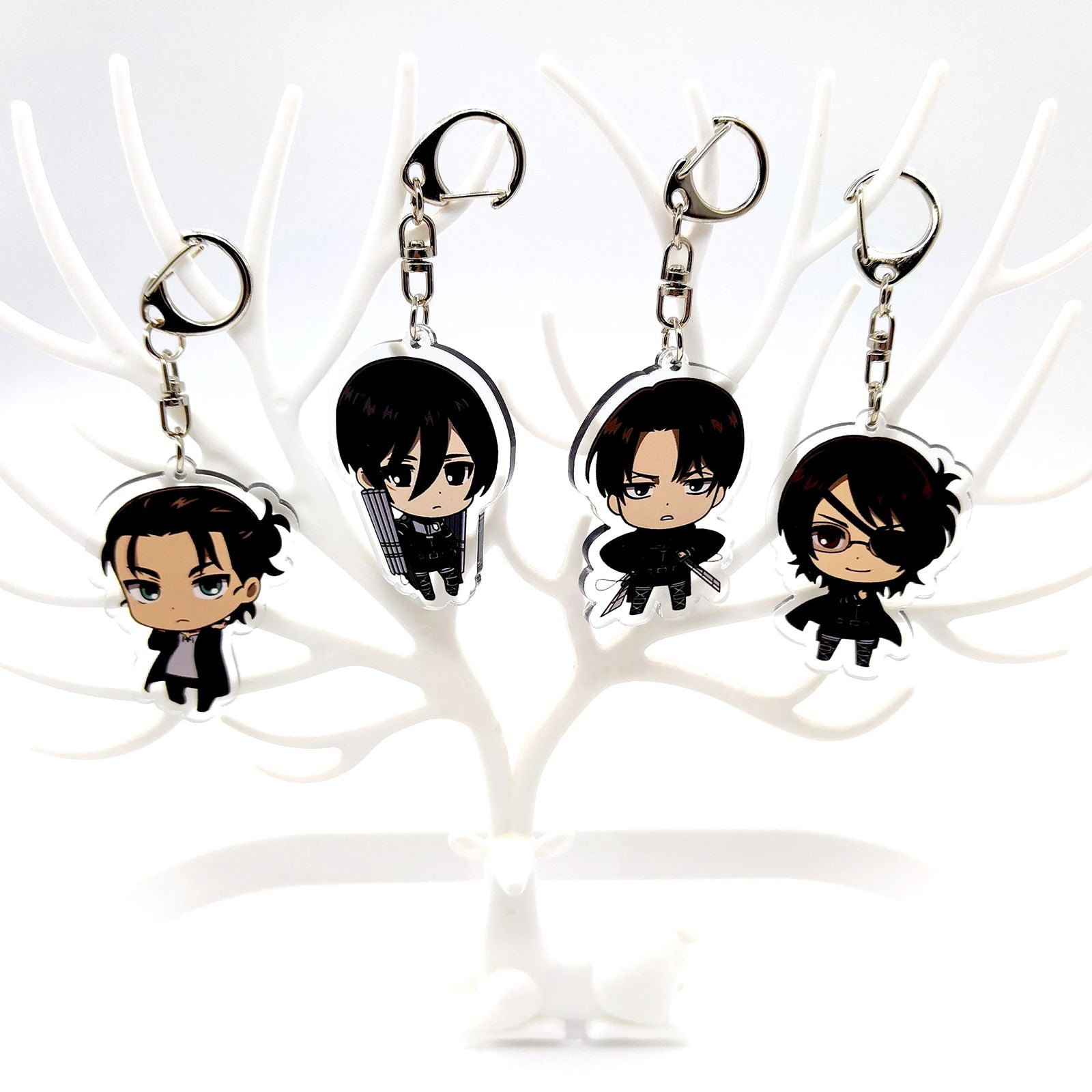 Attack on Titan Cute Keychain - Senpai Attire