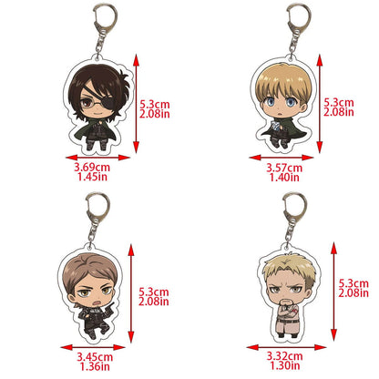 Attack on Titan Cute Keychain - Senpai Attire