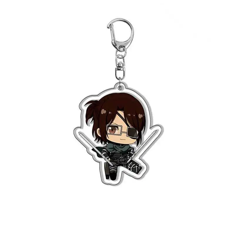 Attack on Titan Cute Keychain - Senpai Attire