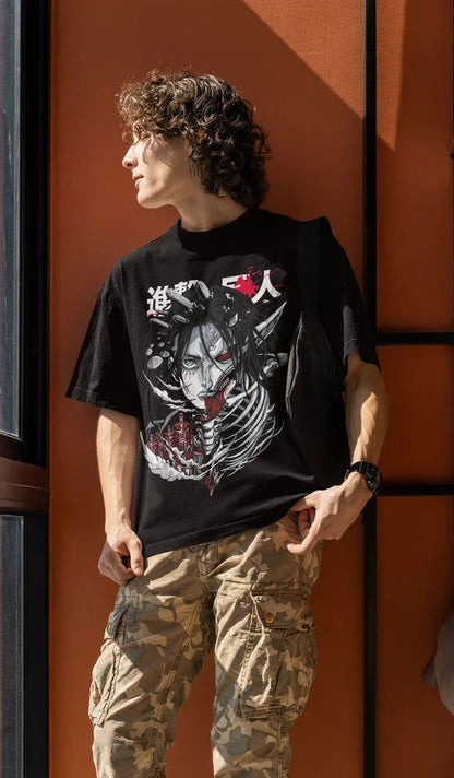 Attack on Titan Eren Amazing Premium T-shirt - Senpai Attire