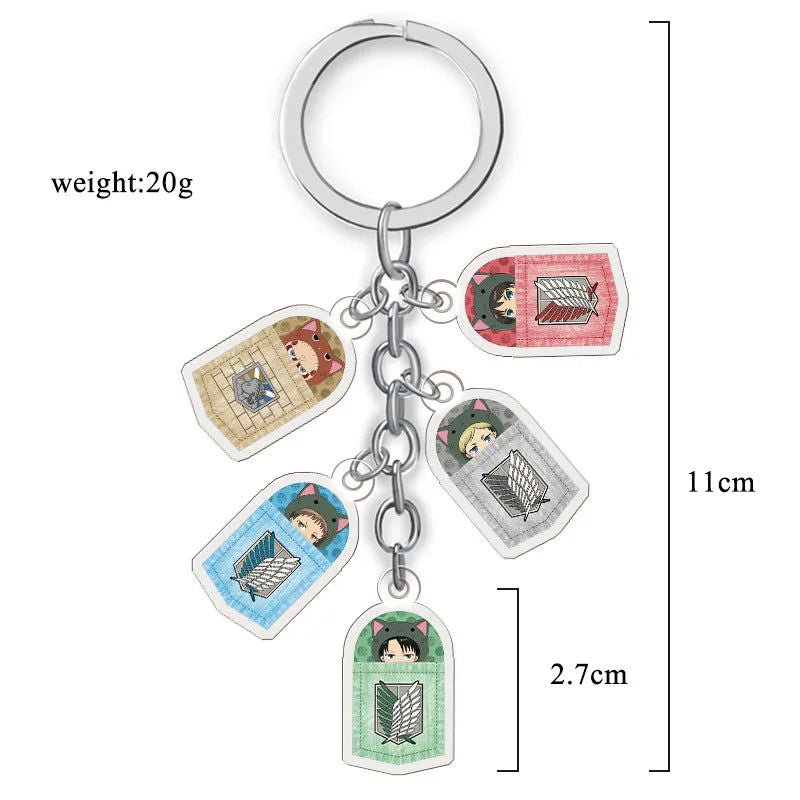 Attack on Titan Keychain - Senpai Attire