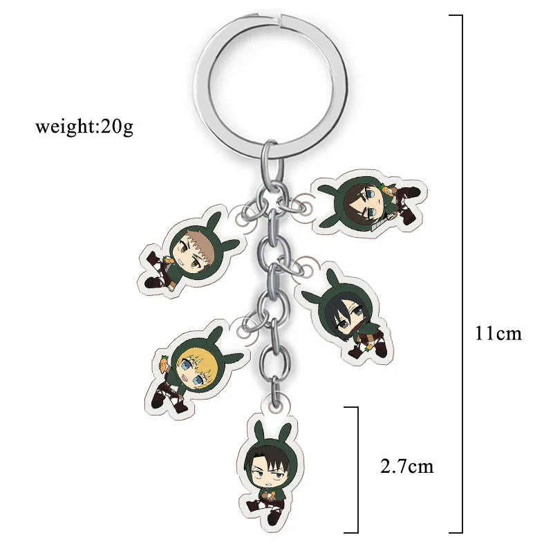 Attack on Titan Keychain - Senpai Attire