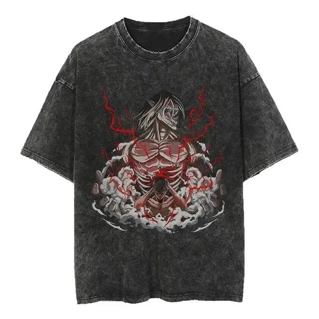 Attack on Titan trending anime Breezy T-shirt - Senpai Attire