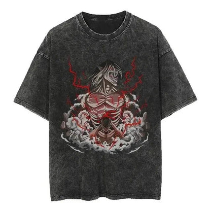 Attack on Titan trending anime Breezy T-shirt - Senpai Attire