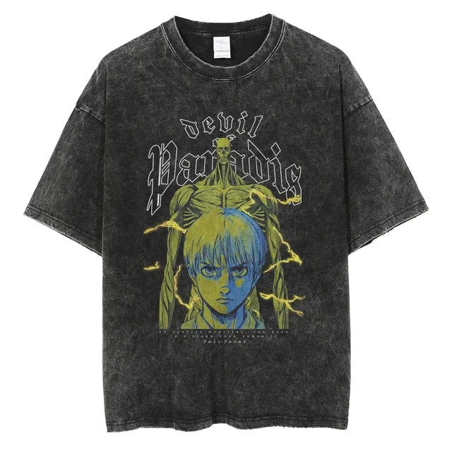 Attack on Titan trending anime Earthy T-shirt - Senpai Attire