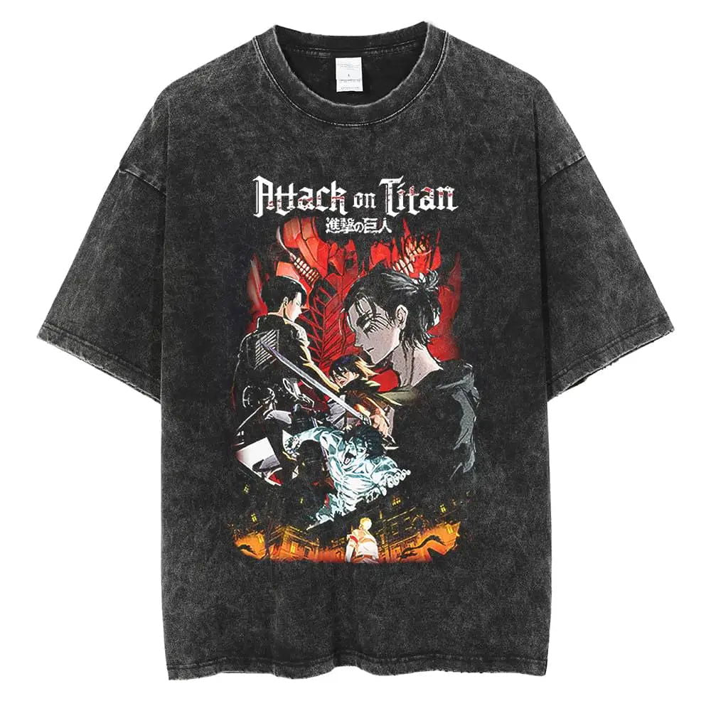 Attack on Titan trending anime Fresh T-shirt - Senpai Attire