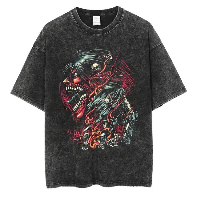Attack on Titan trending anime Hipster T-shirt - Senpai Attire