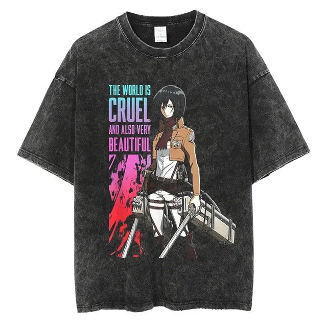 Attack on Titan trending anime Refined T-shirt - Senpai Attire