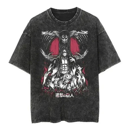 Attack on Titan trending anime Rugged T-shirt - Senpai Attire