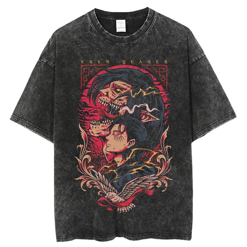Attack on Titan trending anime Sleek T-shirt - Senpai Attire