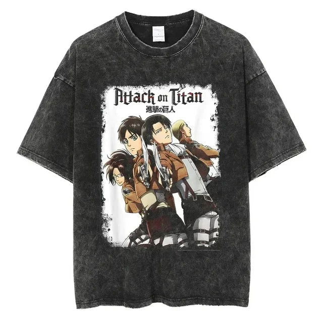 Attack on Titan trending anime Snug T-shirt - Senpai Attire
