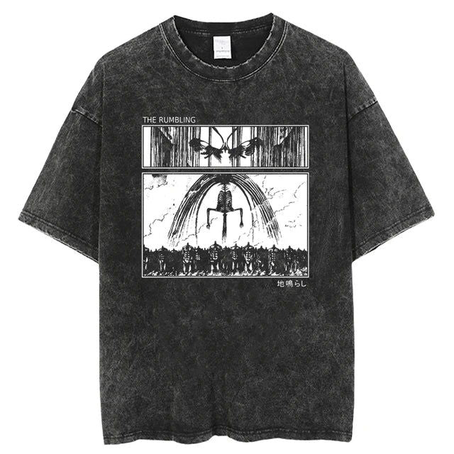 Attack on Titan trending anime Urban T-shirt - Senpai Attire