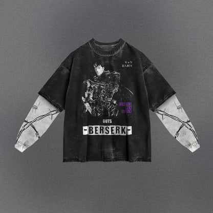 Berserk Playful Double Sleeve T-shirt