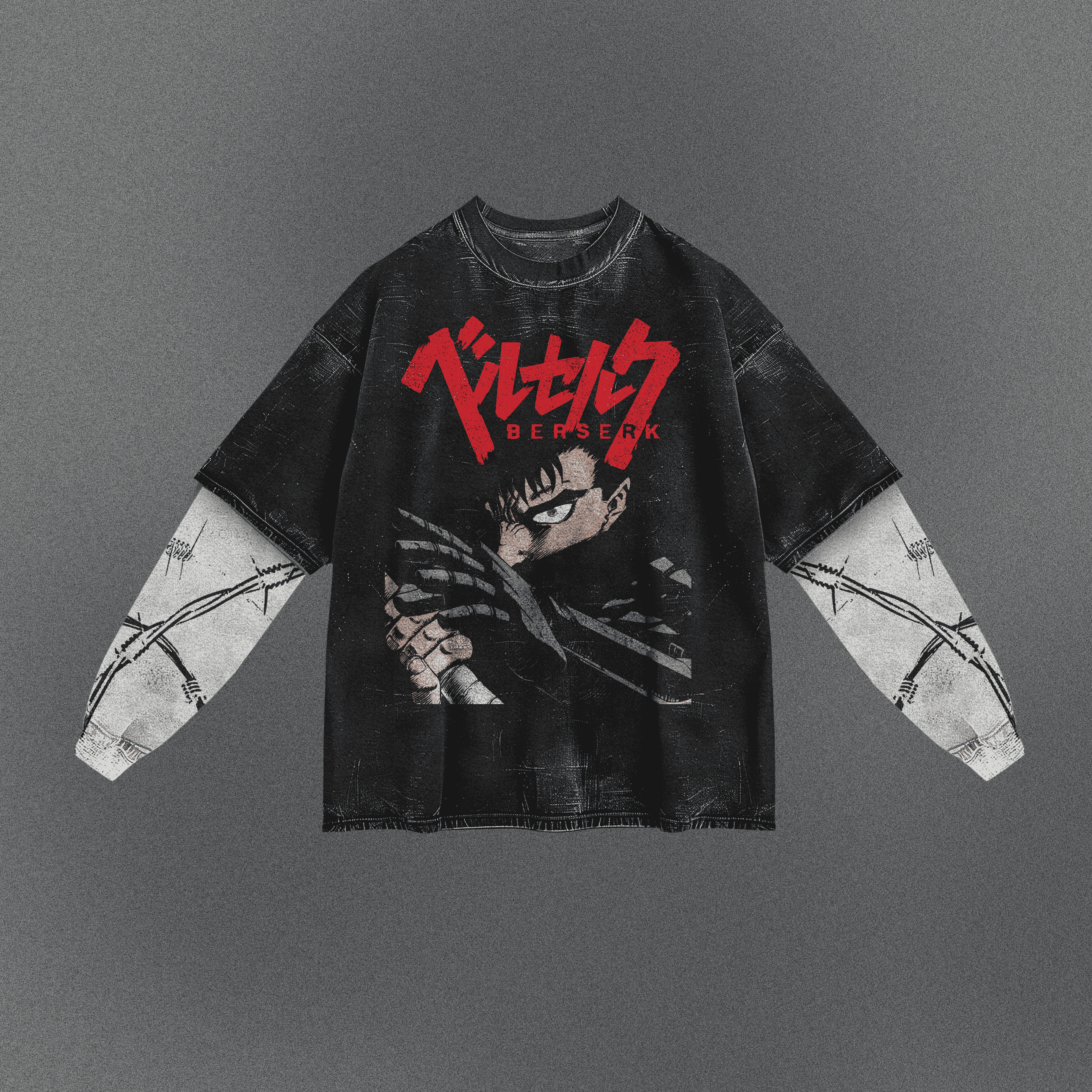 Berserk Chic Double Sleeve T-shirt