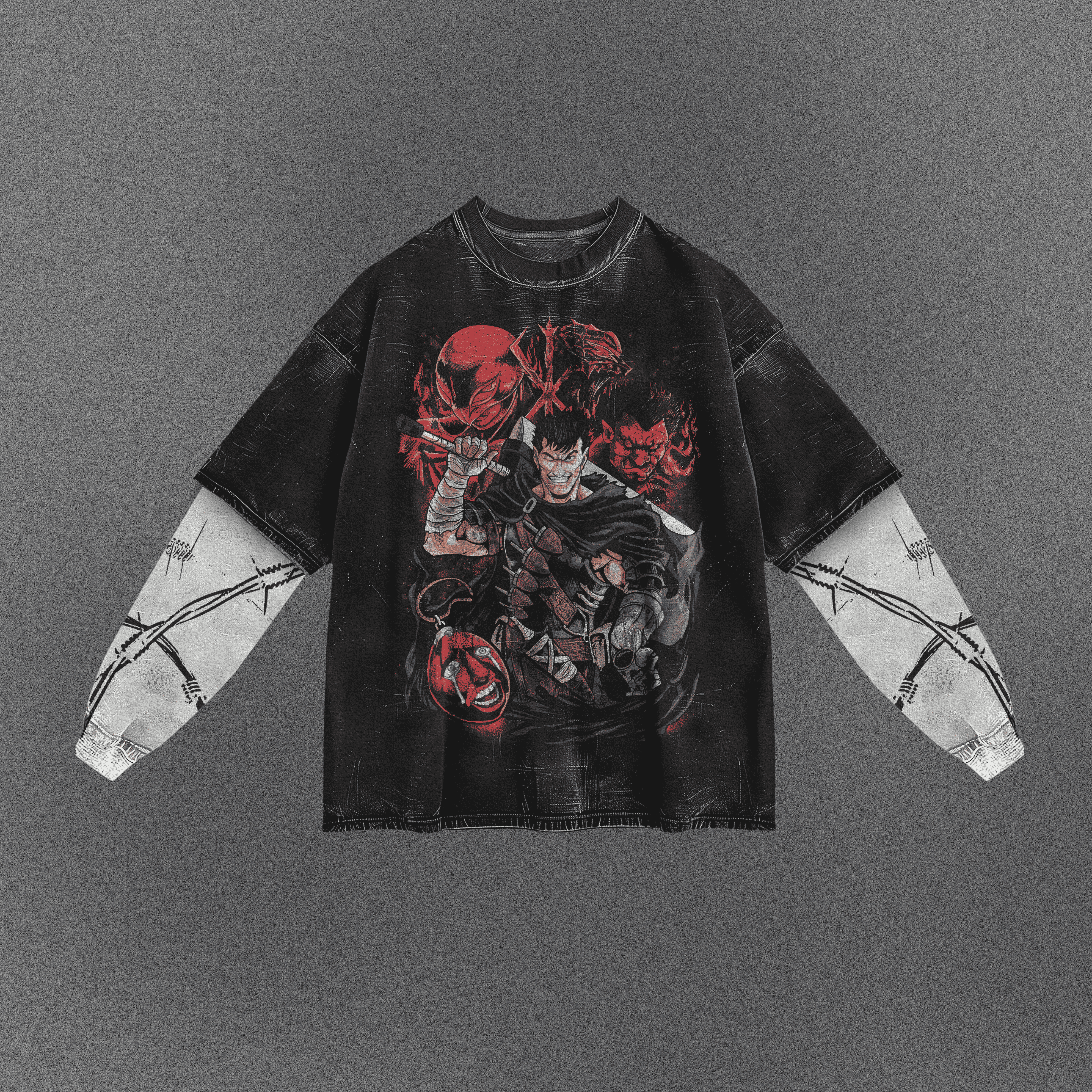 Berserk Easygoing Double Sleeve T-shirt