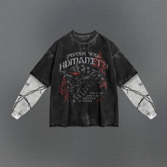 Berserk Printed Double Sleeve T-shirt