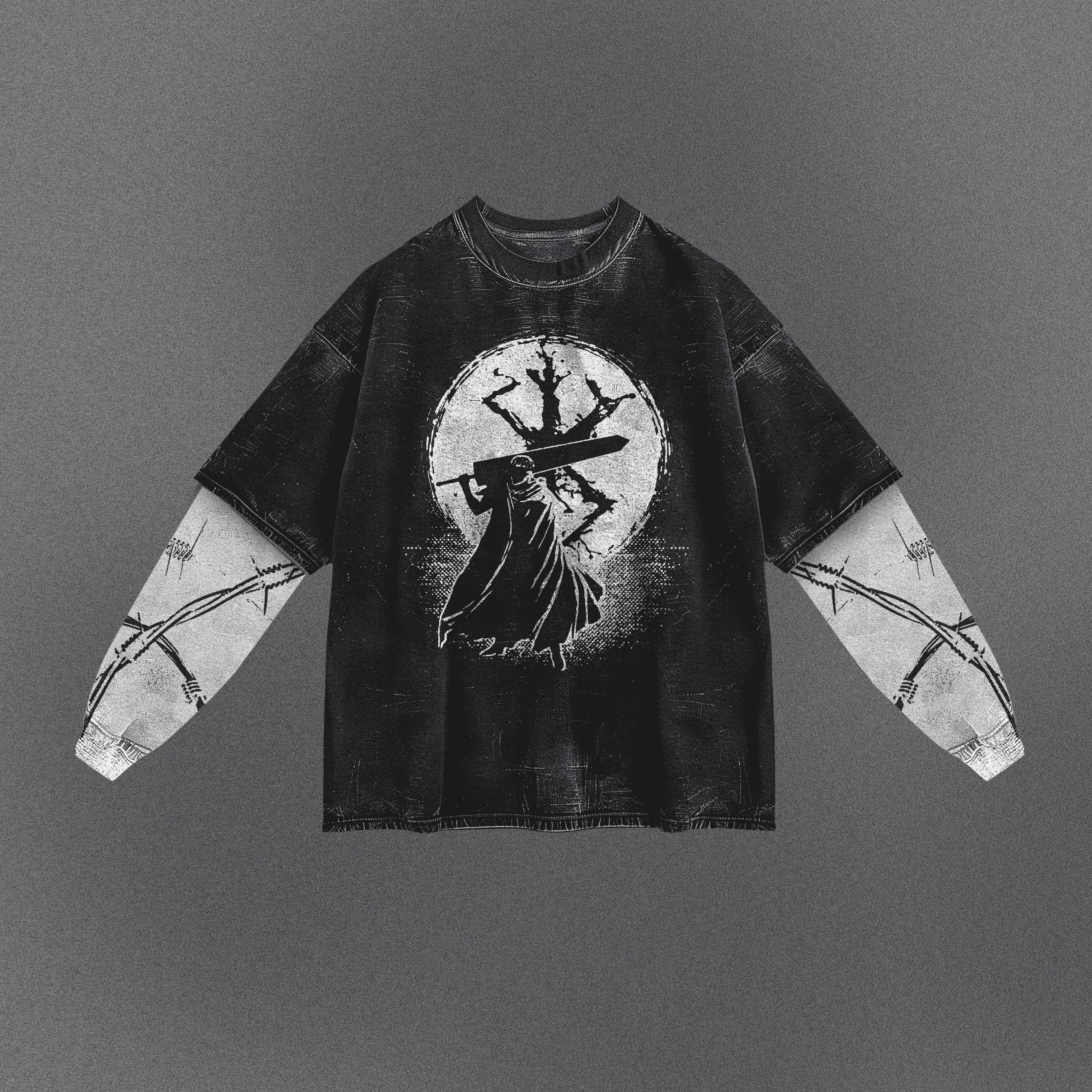 Berserk Unfitted Double Sleeve T-shirt