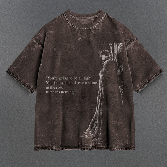 Berserk Cozy Brown Washed T-Shirt