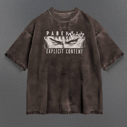 Berserk Chic Brown Washed T-Shirt