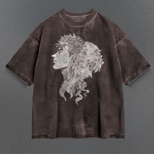 Berserk Effortless Brown Washed T-Shirt