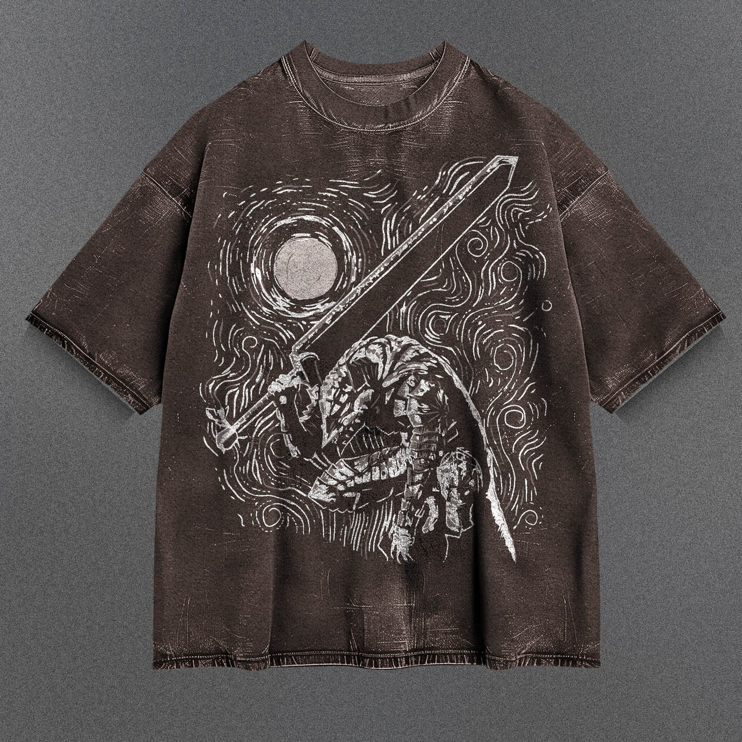 Berserk Modern Brown Washed T-Shirt