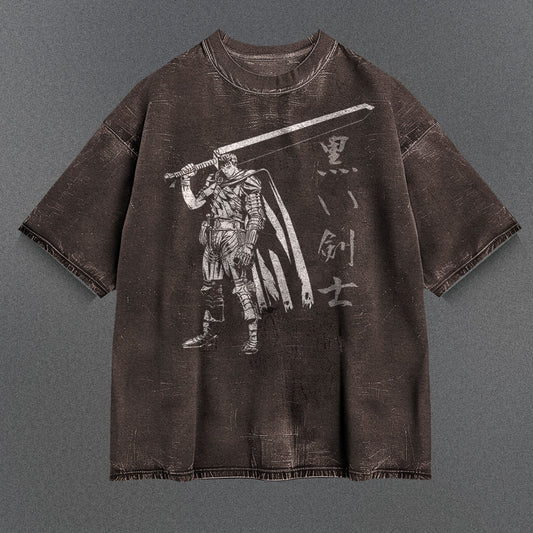 Berserk Billowy Brown Washed T-Shirt
