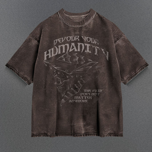 Berserk Airy Brown Washed T-Shirt