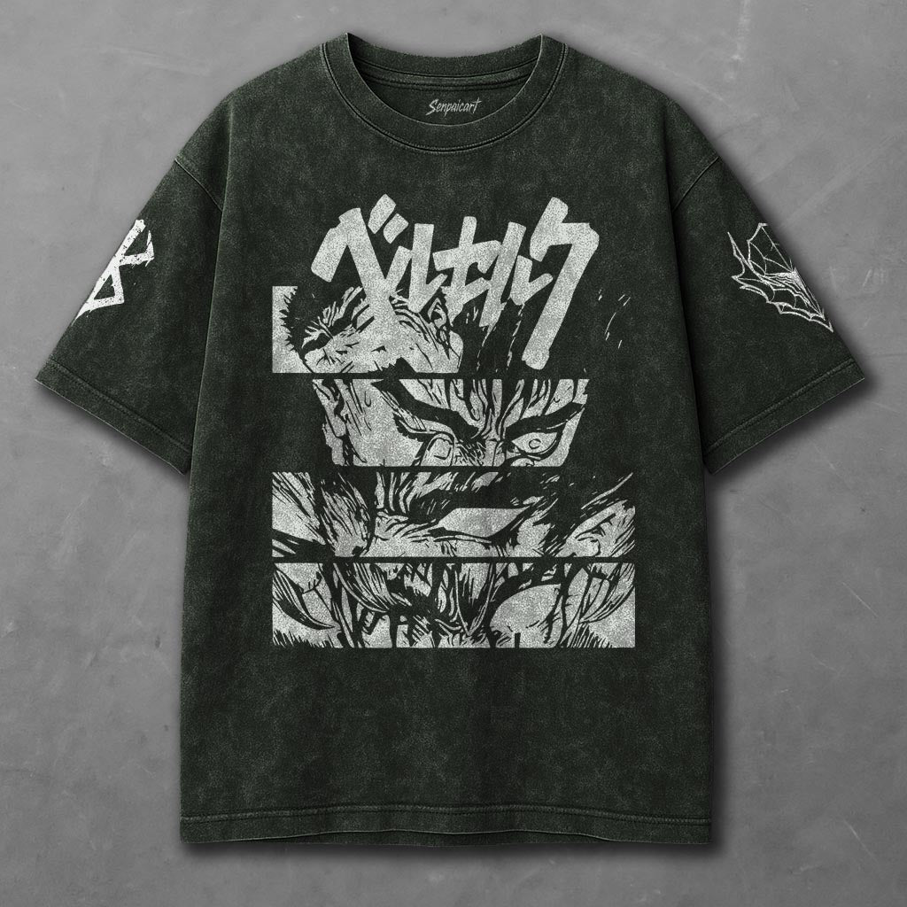 Berserk Billowy Green Washed T-Shirt