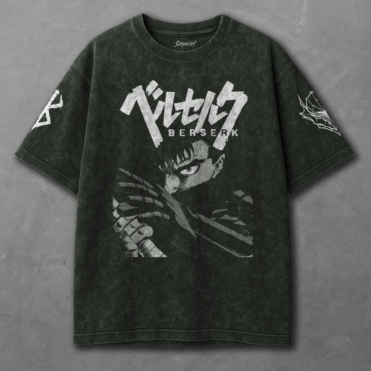 Berserk Effortless Green Washed T-Shirt