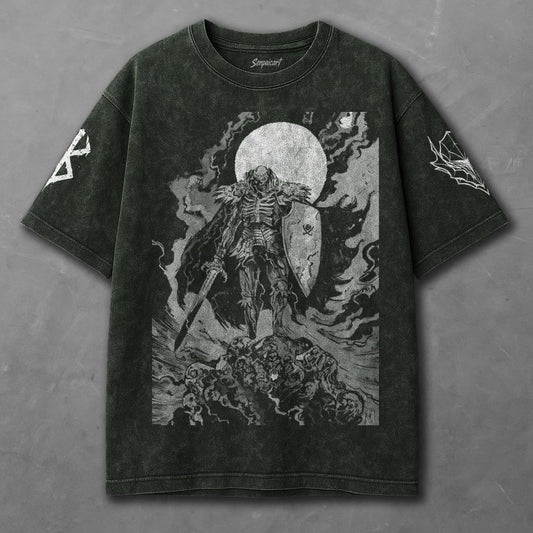 Berserk Lightweight Green Washed T-Shirt