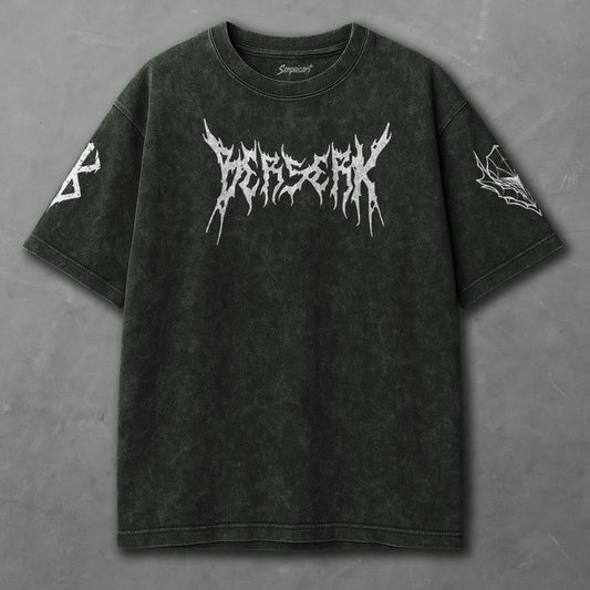 Berserk Slouchy Green Washed T-Shirt