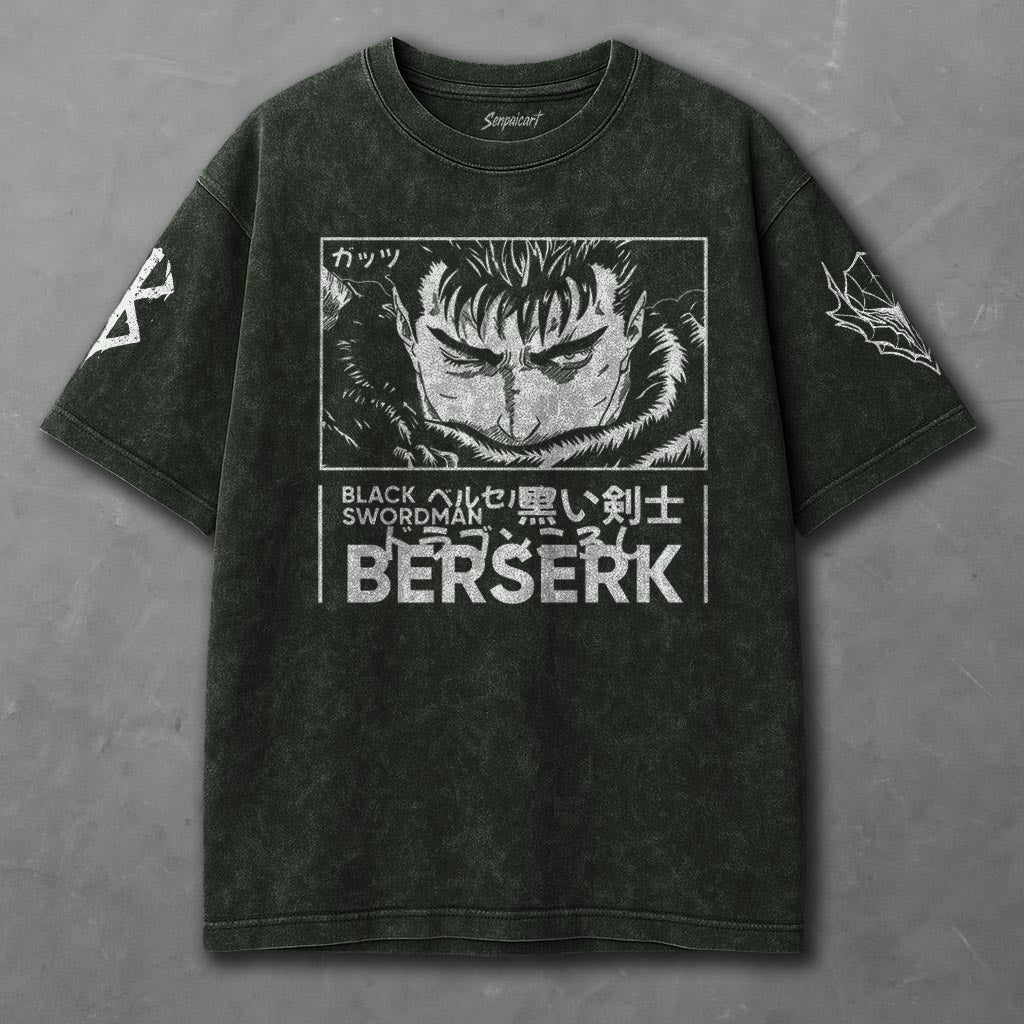 Berserk Flattering Green Washed T-Shirt