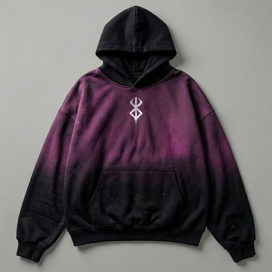 Berserk Logo Wine Black Hoodie