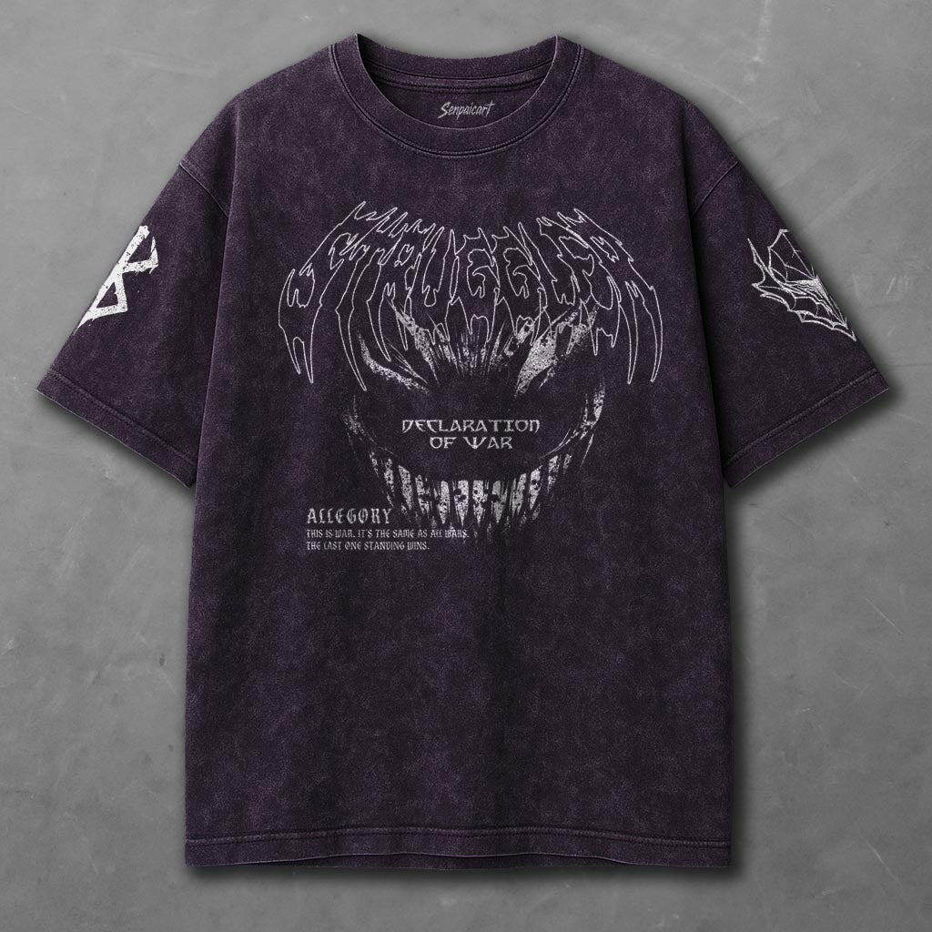 Berserk Versatile Violet Washed T-Shirt
