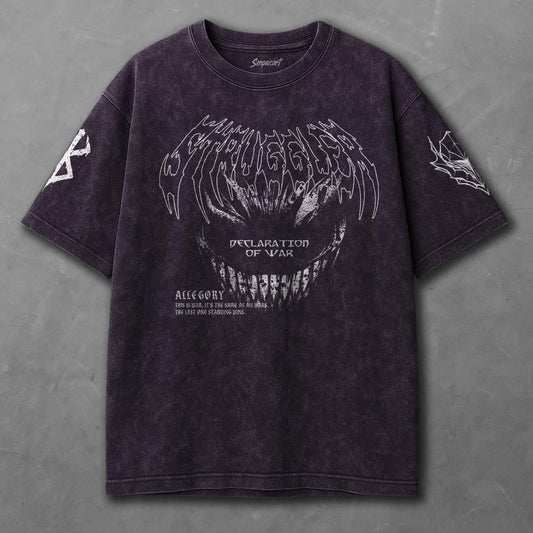 Berserk Versatile Violet Washed T-Shirt