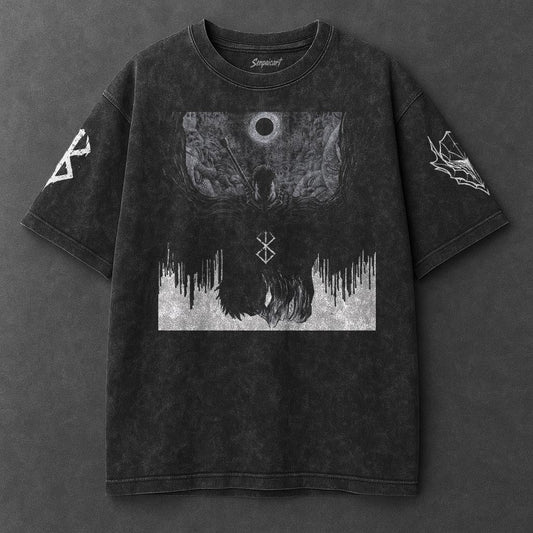 Berserk Premium Soft Black Washed T-Shirt