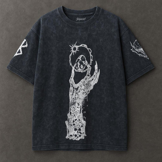 Berserk Comfy Blue Washed T-shirt