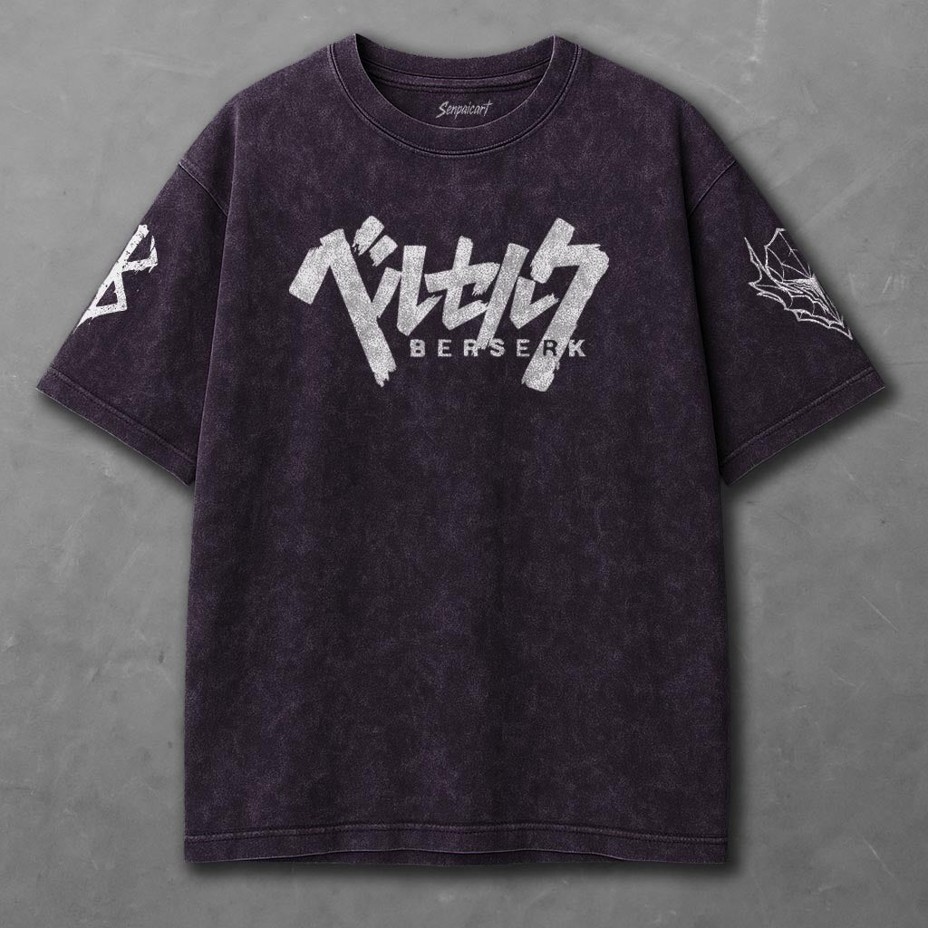 Berserk Easygoing Violet Washed T-Shirt