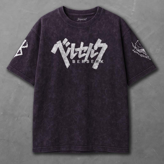 Berserk Easygoing Violet Washed T-Shirt