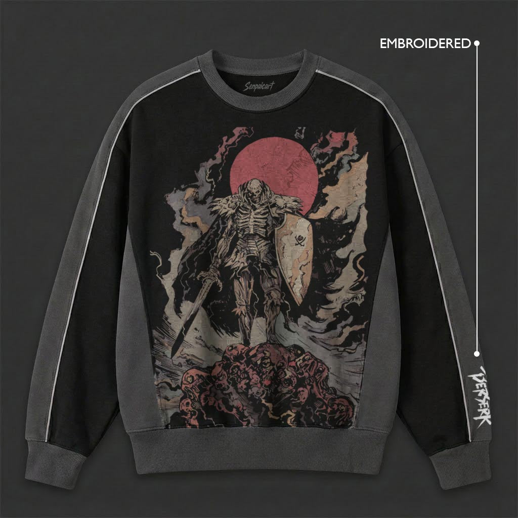 Berserk Iconic Black Grey Sweatshirt