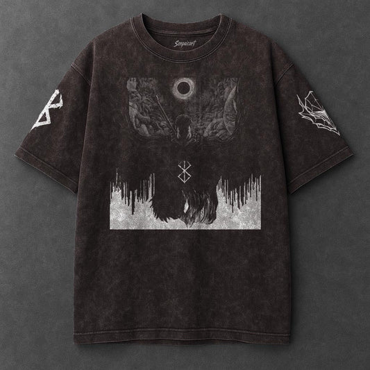 Berserk Premium Drapey Brown Washed T-Shirt
