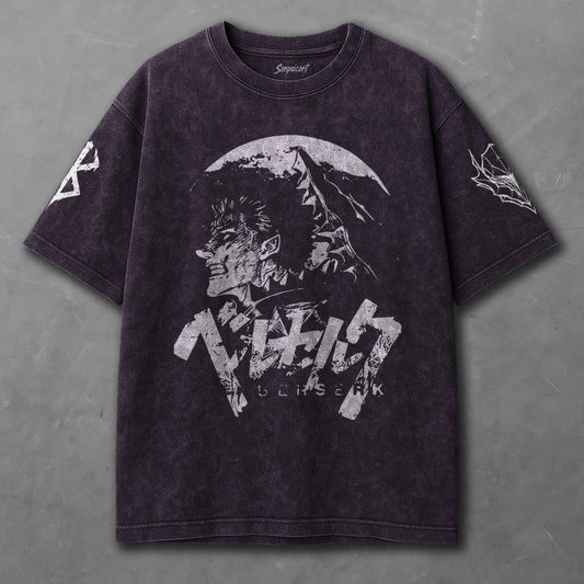 Berserk Loose Violet Washed T-Shirt