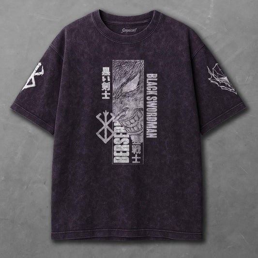 Berserk Comfy Violet Washed T-Shirt