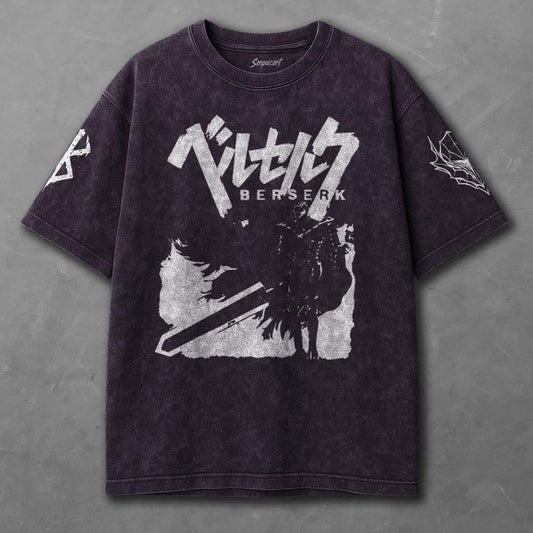 Berserk Spacious Violet Washed T-Shirt